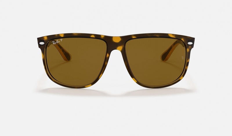 Ray Ban Boyfriend Men's Sunglasses Brown | 50217-WNJE