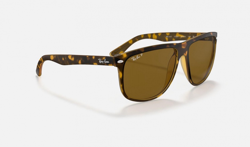 Ray Ban Boyfriend Men's Sunglasses Brown | 50217-WNJE