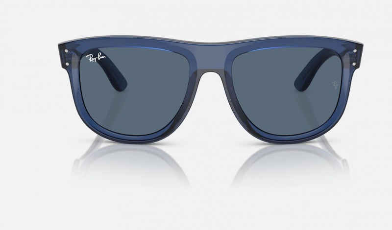 Ray Ban Boyfriend Reverse Men's Sunglasses Blue | 37148-JYBH