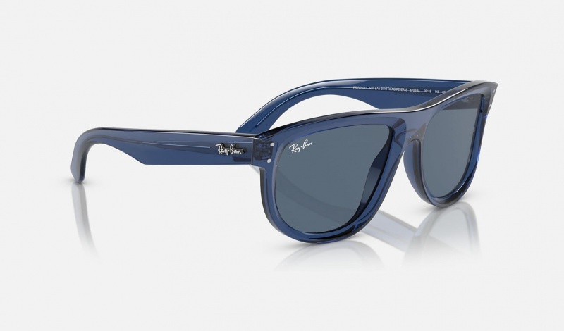 Ray Ban Boyfriend Reverse Men's Sunglasses Blue | 37148-JYBH