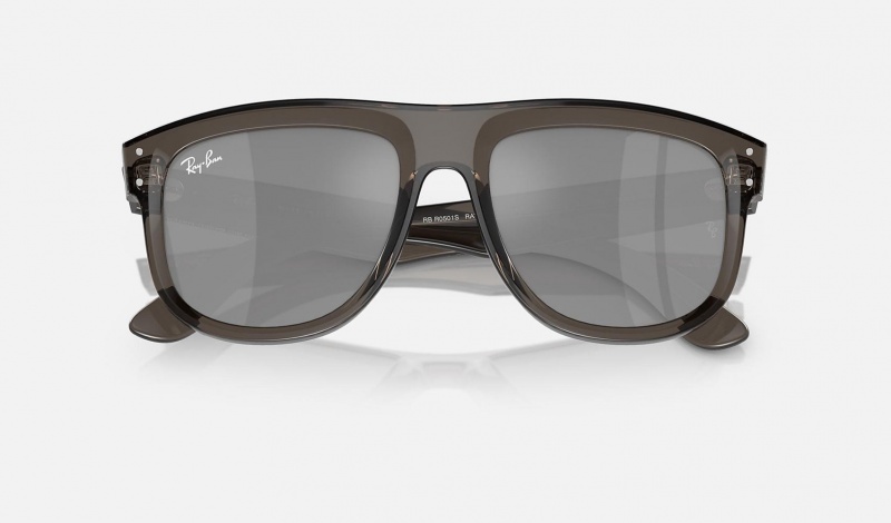 Ray Ban Boyfriend Reverse Men's Sunglasses Silver | 78594-MOJA