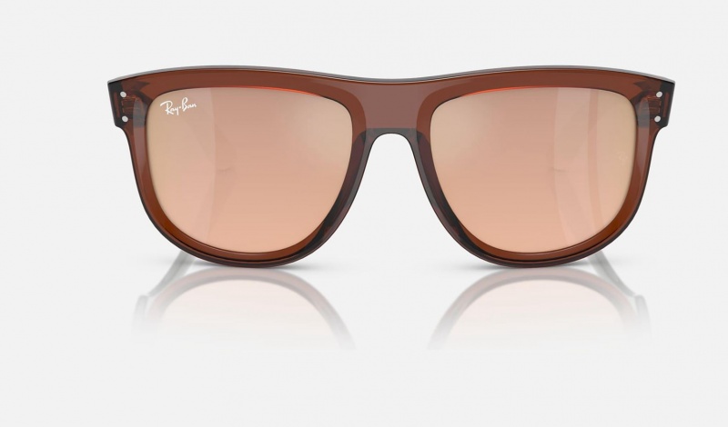 Ray Ban Boyfriend Reverse Women's Sunglasses Brown | 78319-QVJB