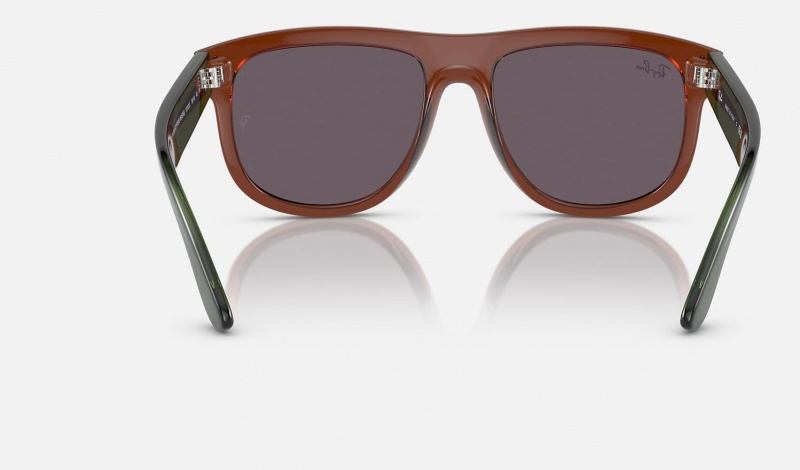 Ray Ban Boyfriend Reverse Women's Sunglasses Brown | 78319-QVJB