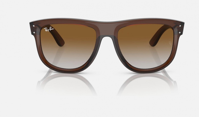 Ray Ban Boyfriend Reverse Women's Sunglasses Brown | 98541-FXTI