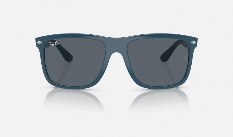 Ray Ban Boyfriend Two Men's Sunglasses Blue | 69018-MAEF