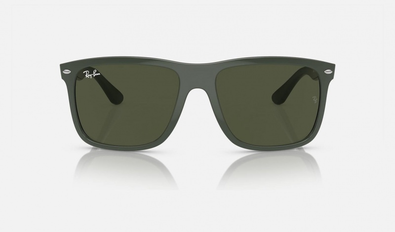 Ray Ban Boyfriend Two Men's Sunglasses Green | 29684-FJBA