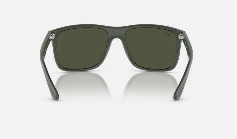 Ray Ban Boyfriend Two Men's Sunglasses Green | 29684-FJBA