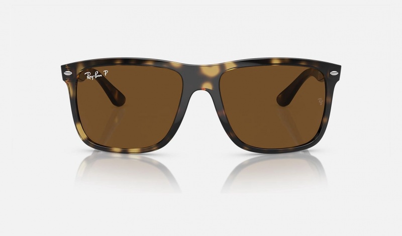 Ray Ban Boyfriend Two Women's Sunglasses Brown | 68547-YROW