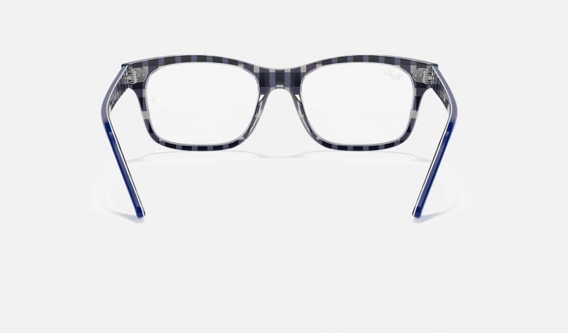 Ray Ban Burbank Optics Men's Eyeglasses Blue | 71648-HZCM