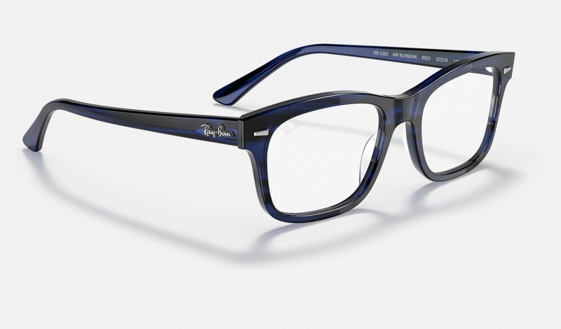 Ray Ban Burbank Optics Men's Eyeglasses Blue | 23154-AHZR