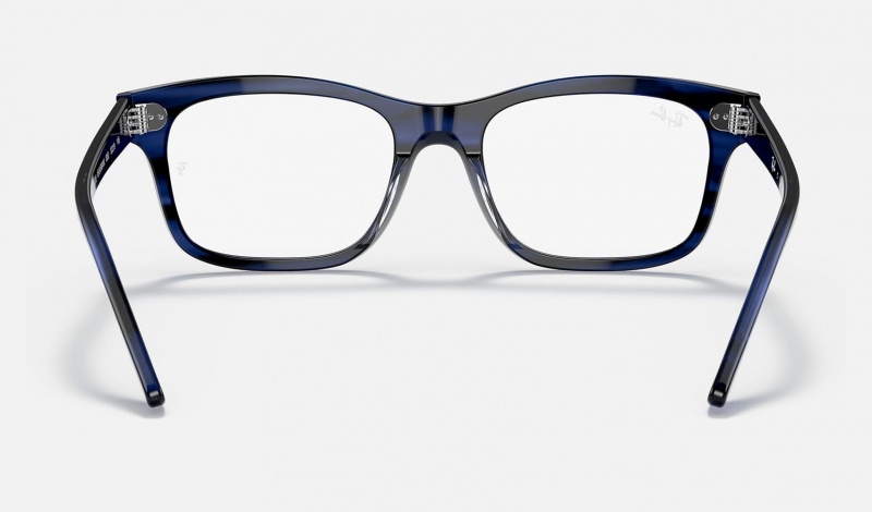 Ray Ban Burbank Optics Men's Eyeglasses Blue | 23154-AHZR