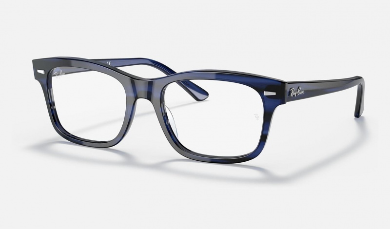 Ray Ban Burbank Optics Men\'s Eyeglasses Blue | 23154-AHZR