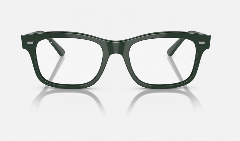 Ray Ban Burbank Optics Men's Eyeglasses Green | 70463-GOXN