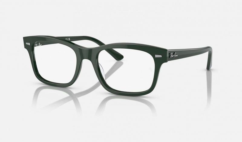 Ray Ban Burbank Optics Men\'s Eyeglasses Green | 70463-GOXN