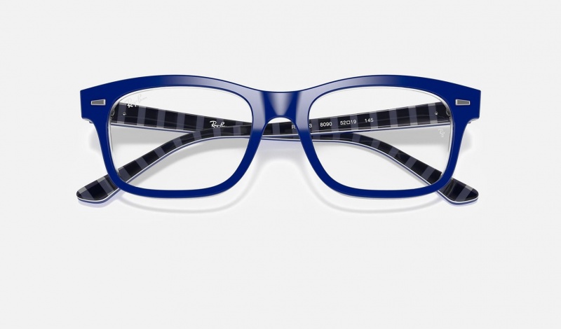 Ray Ban Burbank Optics Women's Eyeglasses Blue | 63518-PITW