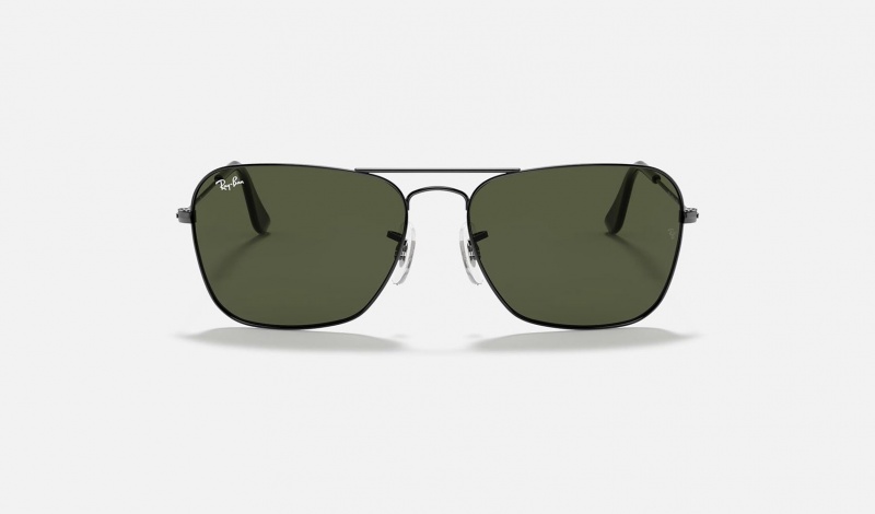 Ray Ban Caravan Men's Sunglasses Green | 68403-HKIS