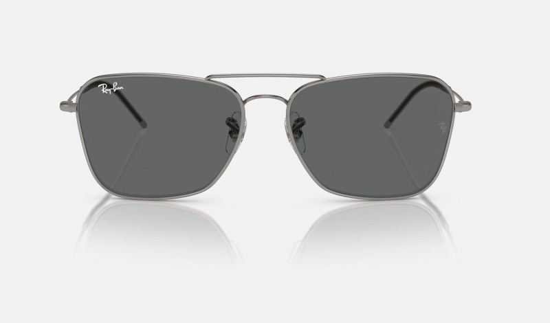 Ray Ban Caravan Reverse Men's Sunglasses Grey | 95607-QXIH