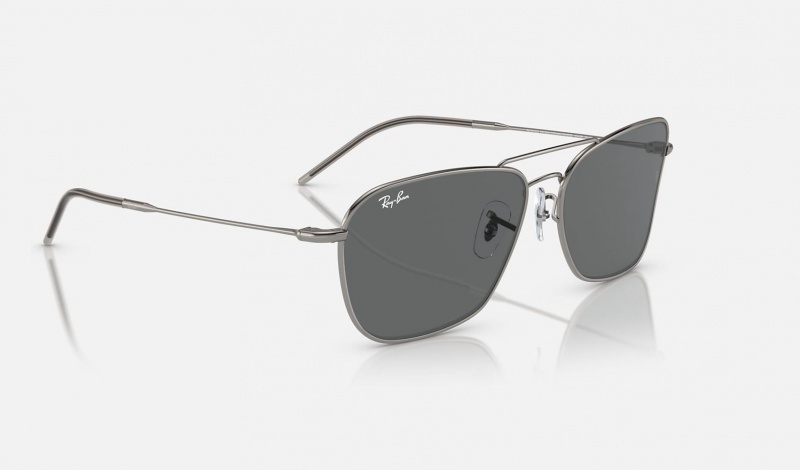 Ray Ban Caravan Reverse Men's Sunglasses Grey | 95607-QXIH