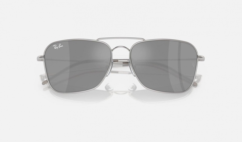 Ray Ban Caravan Reverse Women's Sunglasses Silver | 93754-KYTZ