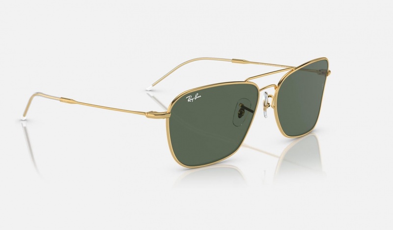 Ray Ban Caravan Reverse Women's Sunglasses Green | 02984-XJEF