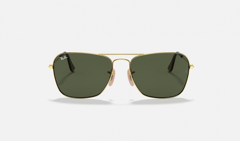 Ray Ban Caravan Women's Sunglasses Green | 41623-UQEO