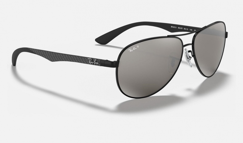 Ray Ban Carbon Fibre Men's Sunglasses Grey | 02987-HNQC