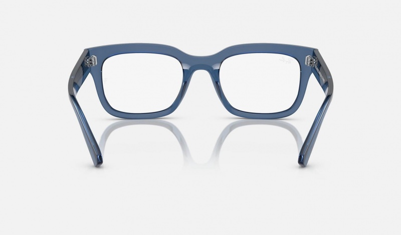 Ray Ban Chad Optics Bio-based Men's Eyeglasses Blue | 70148-NKEJ