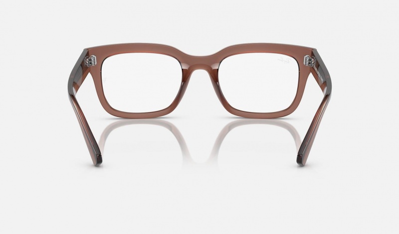 Ray Ban Chad Optics Bio-based Men's Eyeglasses Brown | 28539-WART