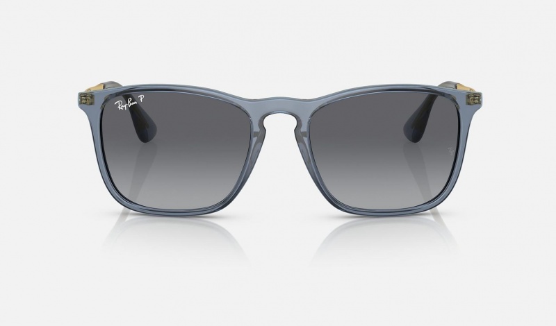 Ray Ban Chris Men's Sunglasses Grey | 59802-IMCV