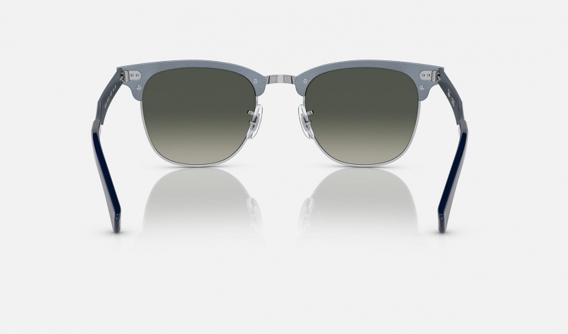 Ray Ban Clubmaster Aluminum Women's Sunglasses Grey | 35168-FERT