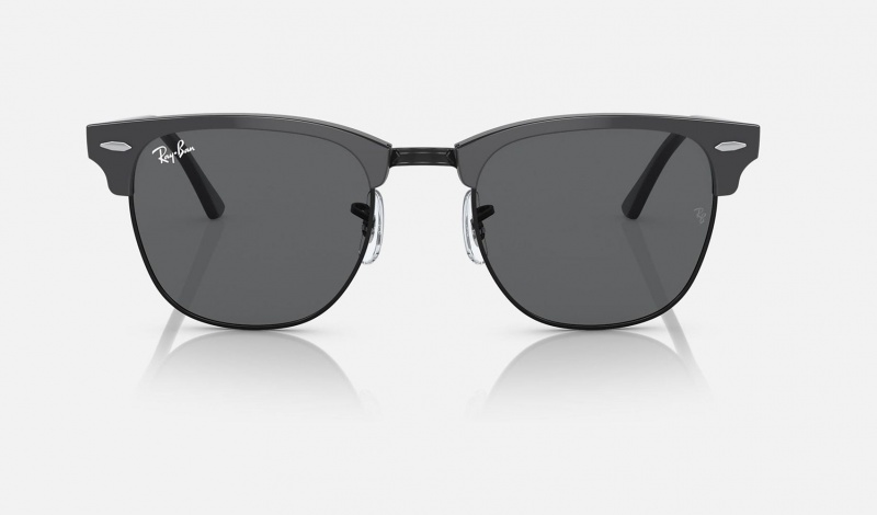 Ray Ban Clubmaster Classic Men's Sunglasses Grey | 72013-WMRY