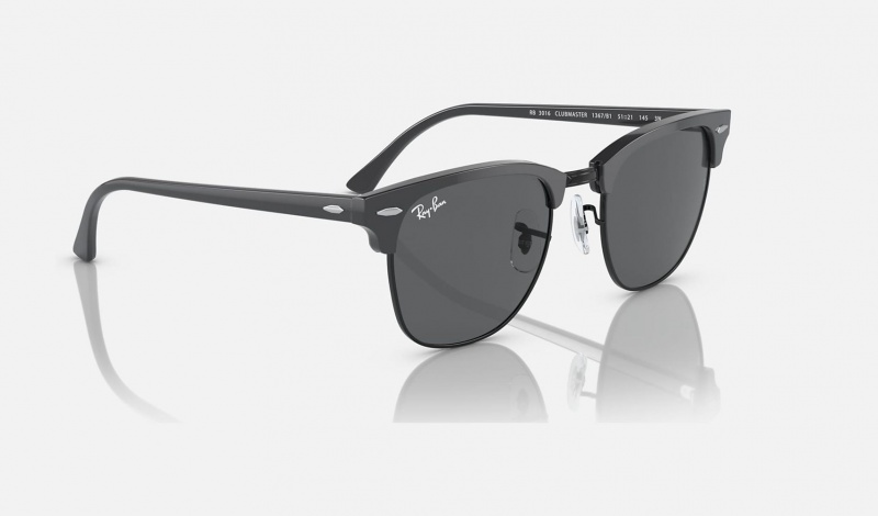 Ray Ban Clubmaster Classic Men's Sunglasses Grey | 72013-WMRY