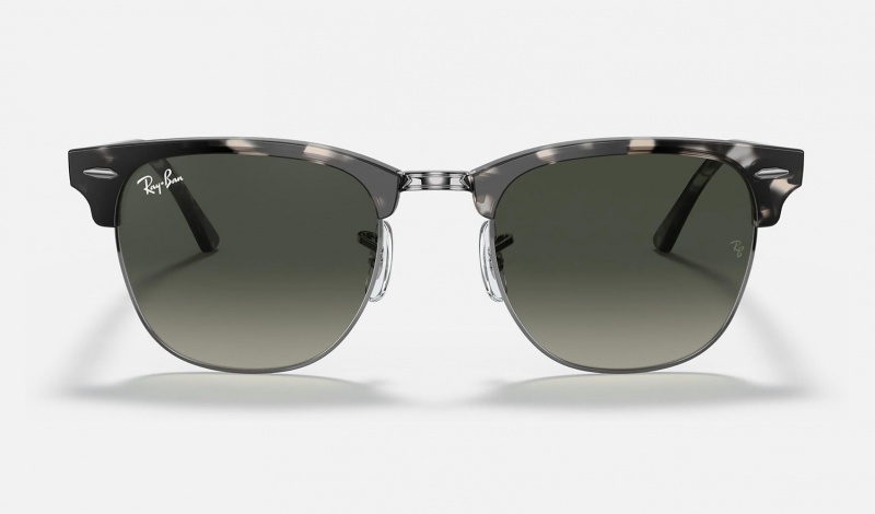 Ray Ban Clubmaster Fleck Women's Sunglasses Grey | 72418-TOYQ