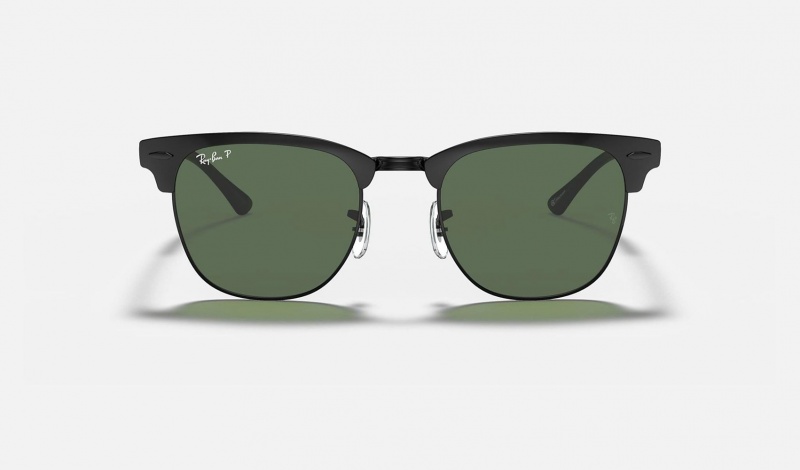 Ray Ban Clubmaster Metal Men's Sunglasses Green | 28769-YMSW