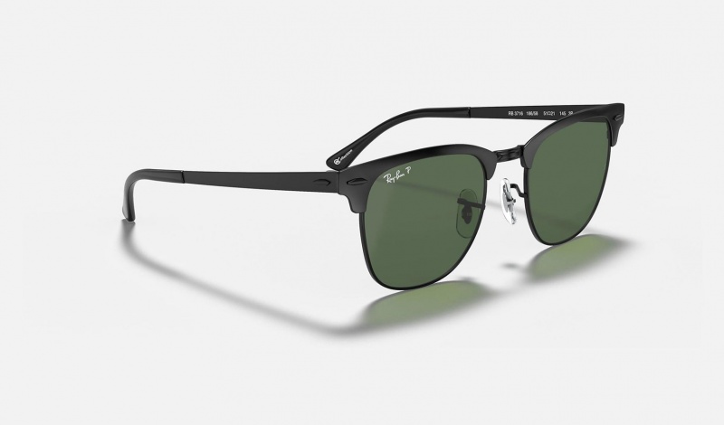 Ray Ban Clubmaster Metal Men's Sunglasses Green | 28769-YMSW