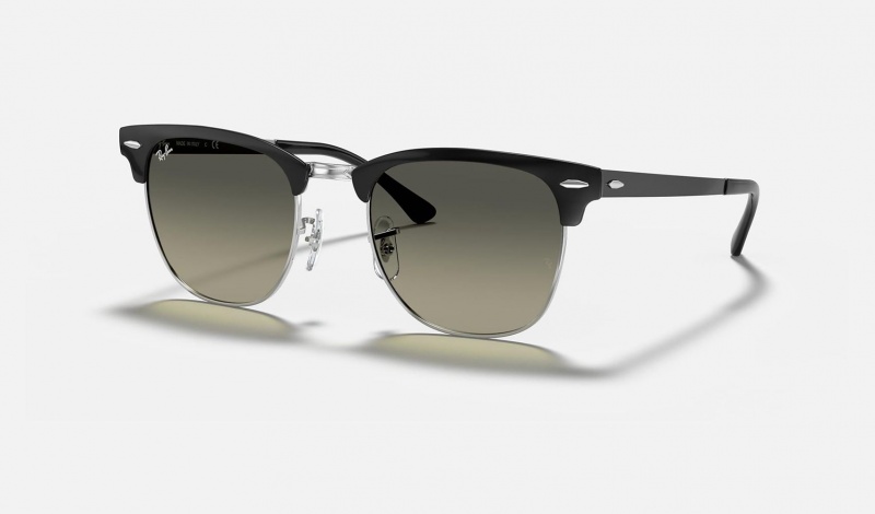 Ray Ban Clubmaster Metal Men\'s Sunglasses Grey | 83742-ADIR