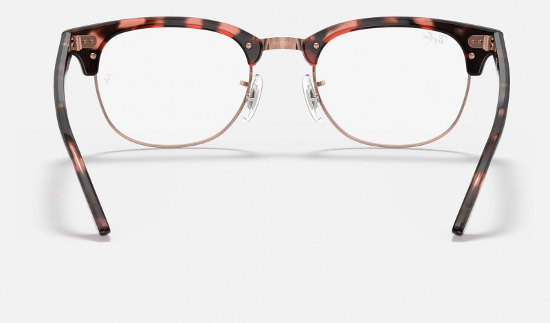 Ray Ban Clubmaster Optics Men's Eyeglasses Pink | 43625-OTMJ