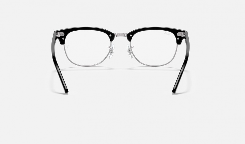 Ray Ban Clubmaster Optics Men's Eyeglasses Black | 79624-QVNU