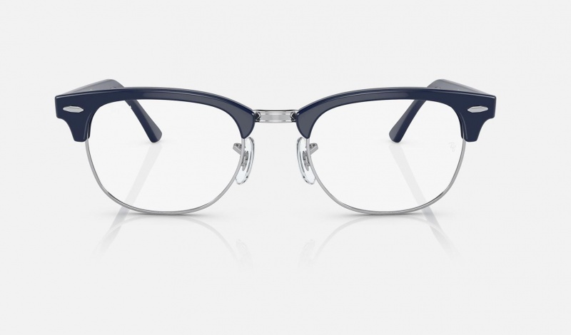 Ray Ban Clubmaster Optics Men's Eyeglasses Blue | 31924-ENKW