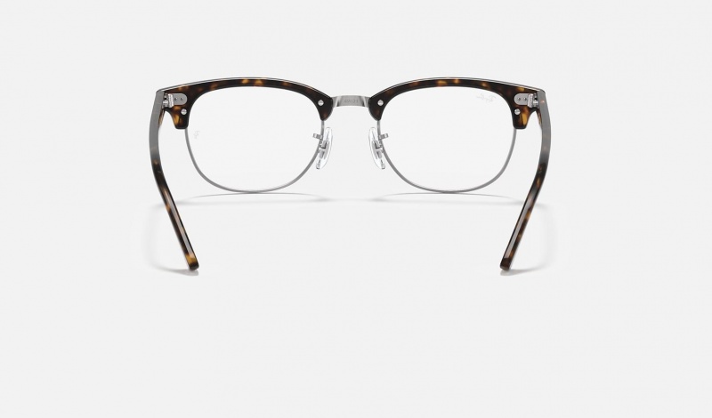 Ray Ban Clubmaster Optics Men's Eyeglasses Black | 59842-QNMJ