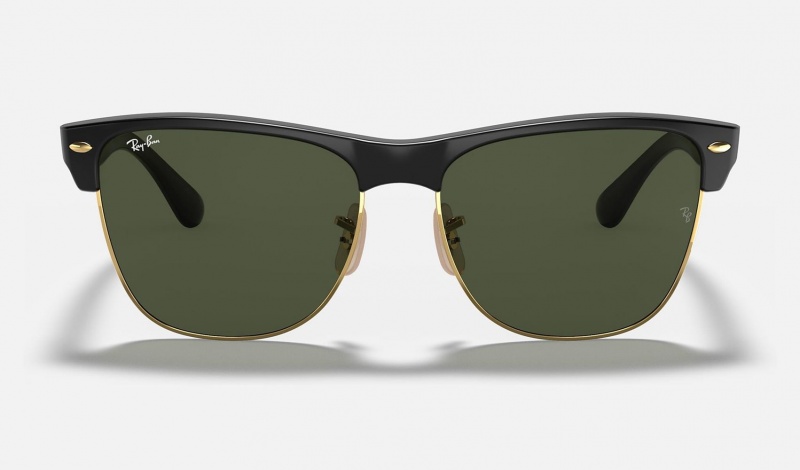 Ray Ban Clubmaster Oversized Men's Sunglasses Green | 42058-CIKR