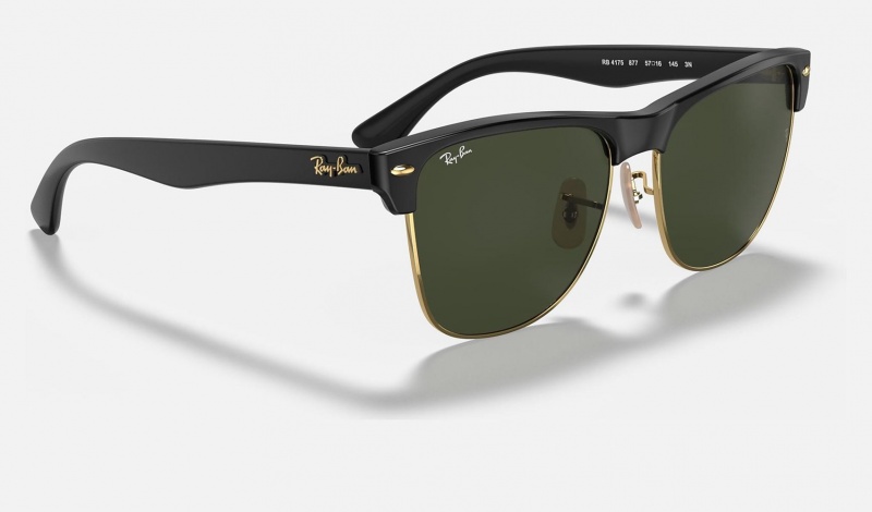 Ray Ban Clubmaster Oversized Men's Sunglasses Green | 42058-CIKR