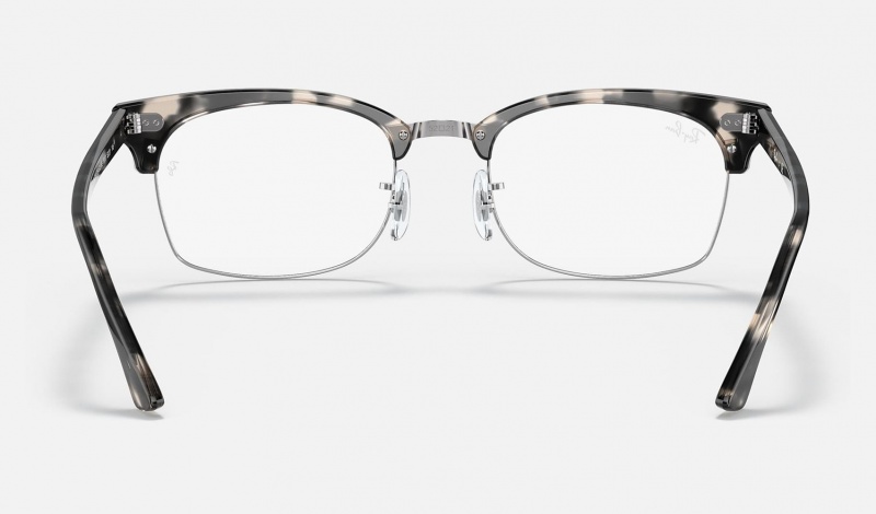 Ray Ban Clubmaster Square Optics Women's Eyeglasses Grey | 04527-MUGN