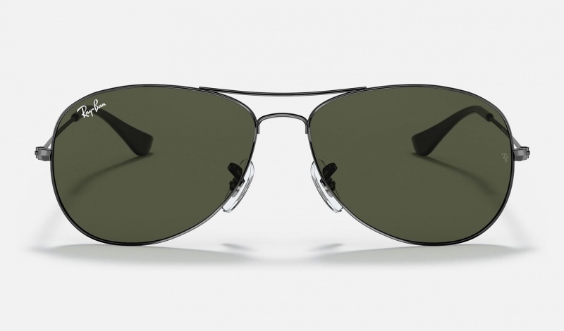 Ray Ban Cockpit Men's Sunglasses Green | 69503-VASM