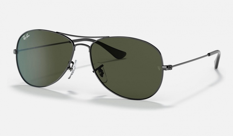 Ray Ban Cockpit Men\'s Sunglasses Green | 69503-VASM