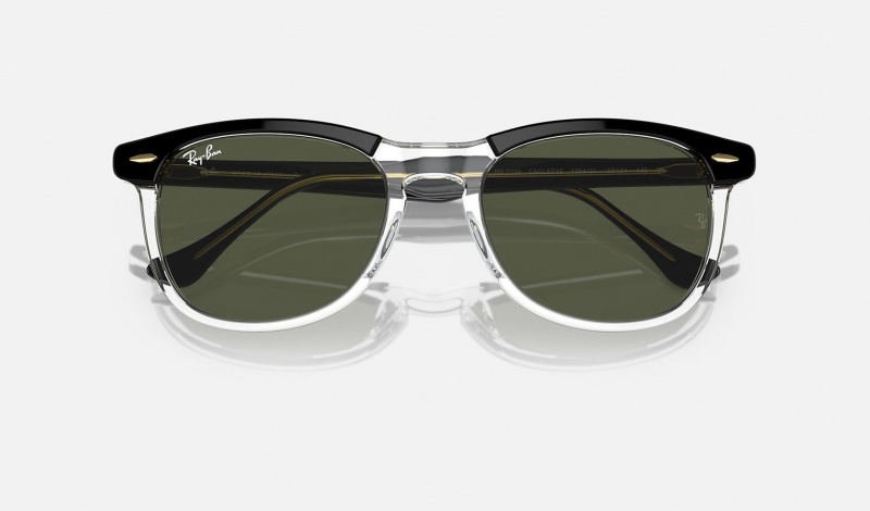 Ray Ban Eagle Eye Men's Sunglasses Green | 72319-HUQC