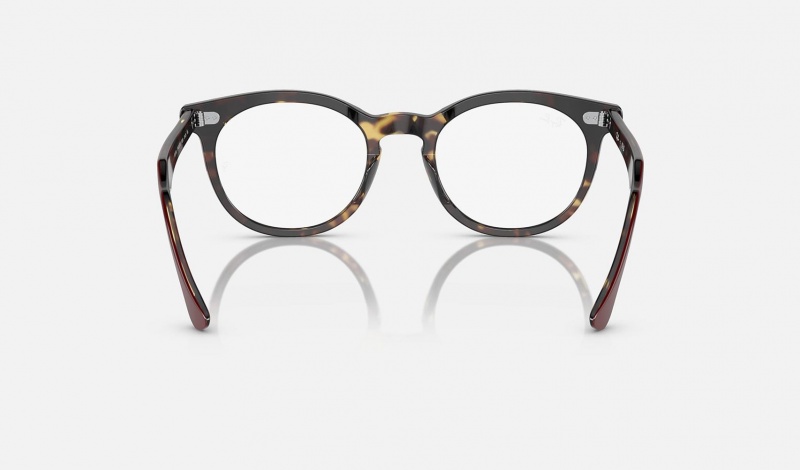 Ray Ban Eagle Eye Optics Women's Eyeglasses Burgundy | 16438-LKNB