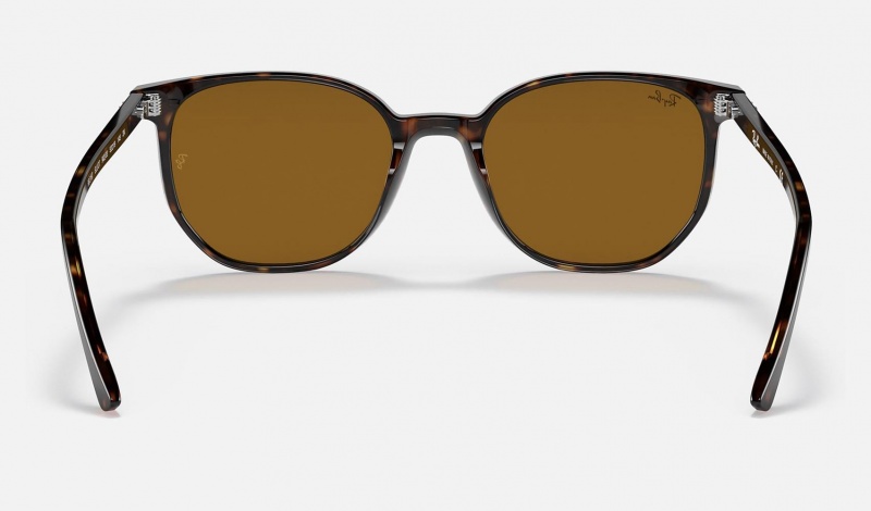 Ray Ban Elliot Men's Sunglasses Brown | 12547-EMLK