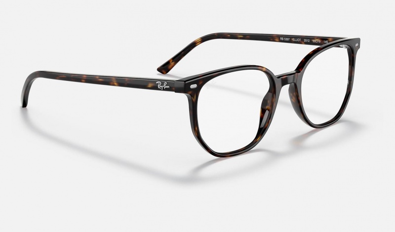 Ray Ban Elliot Optics Men's Eyeglasses Black | 09152-XJBY