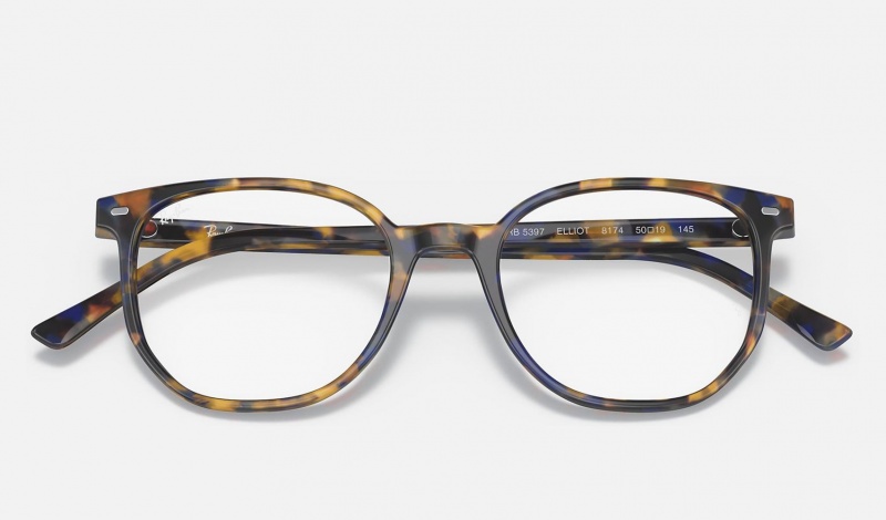 Ray Ban Elliot Optics Men's Eyeglasses Blue | 49502-DYBW